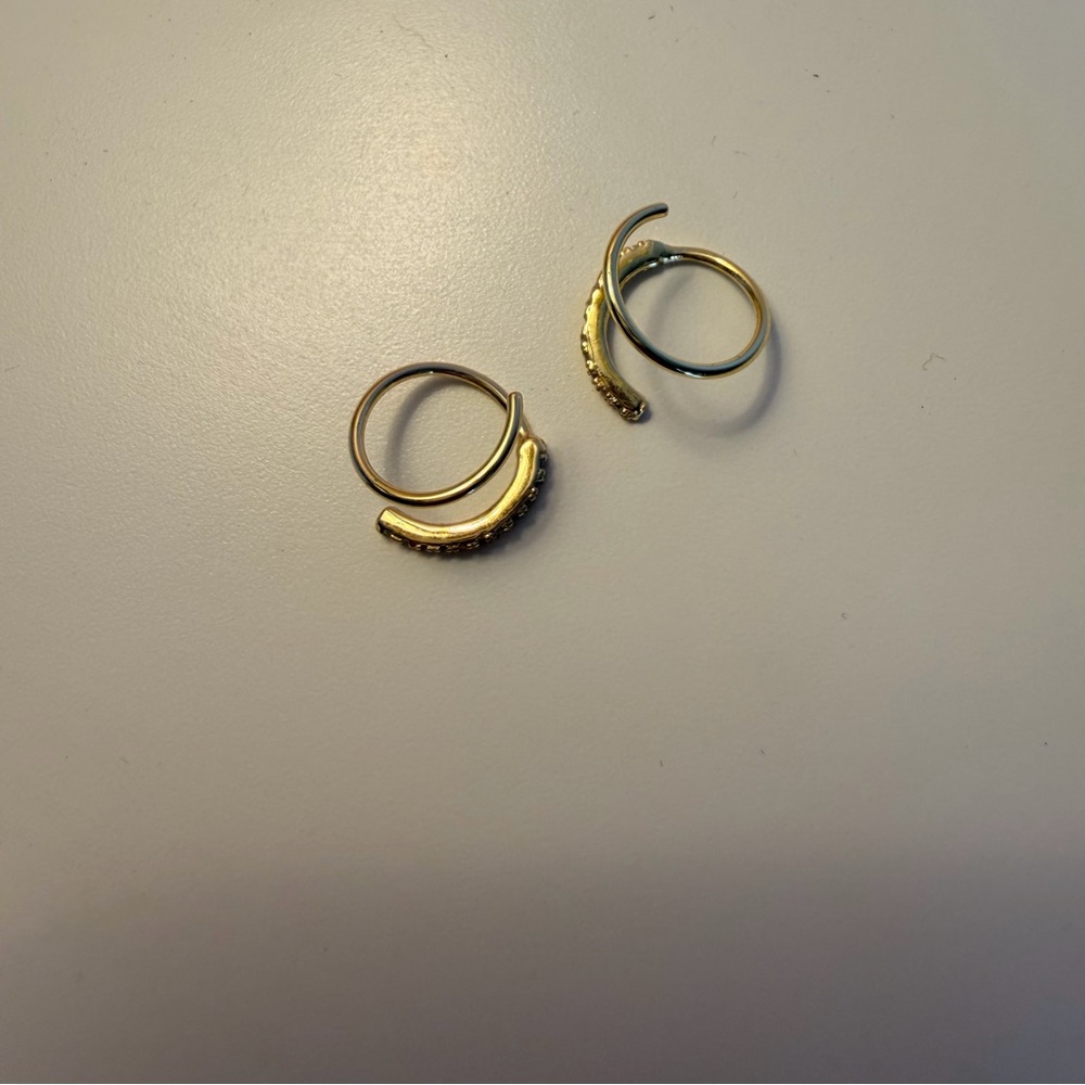 Uncommon James Gold Twist Hoop Earrings